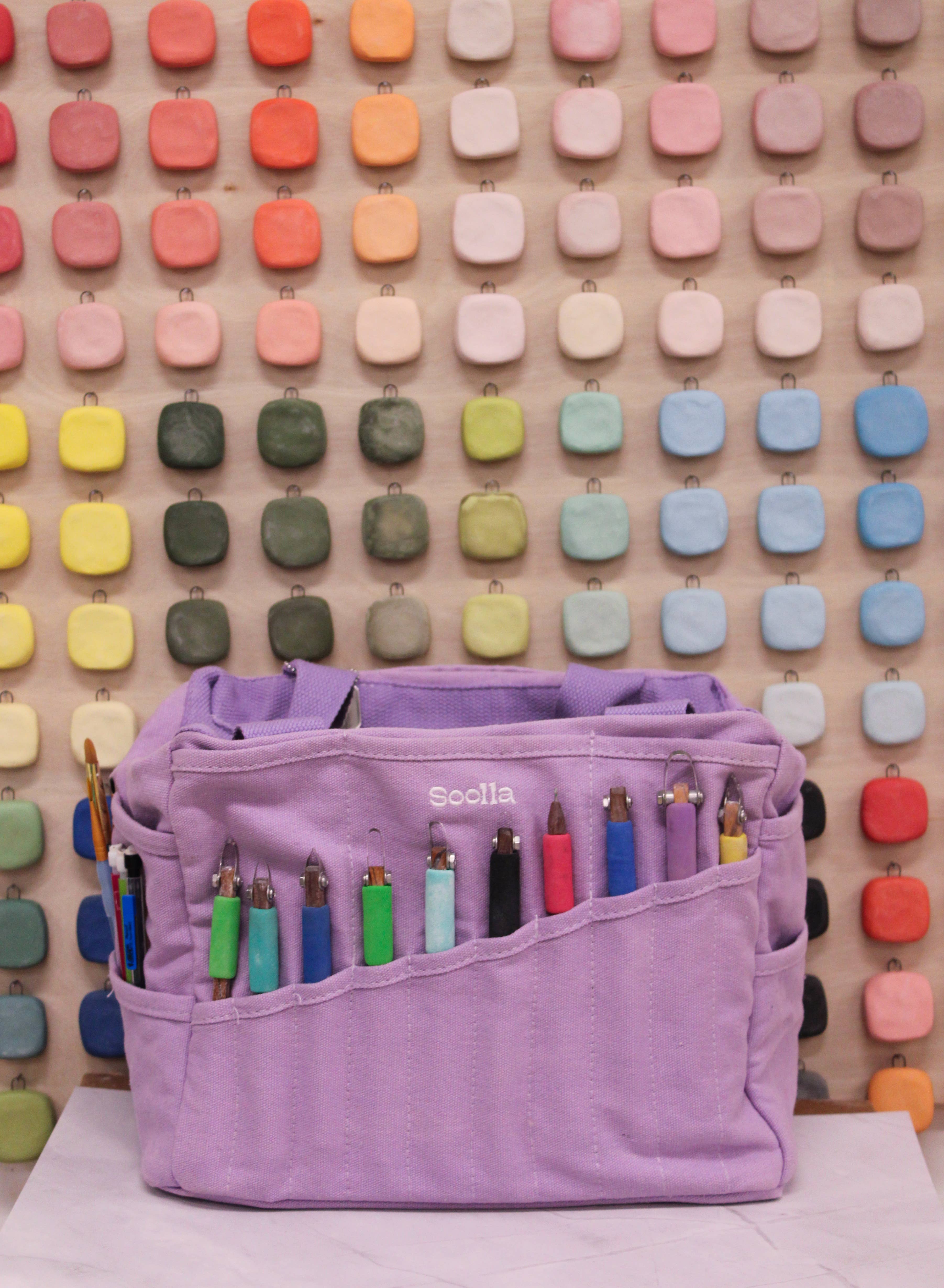 Soolla - Wholesale Knutselbenodigdheden - Soolla Studio Artistentas, Lilac Love, Breiprojecttas10