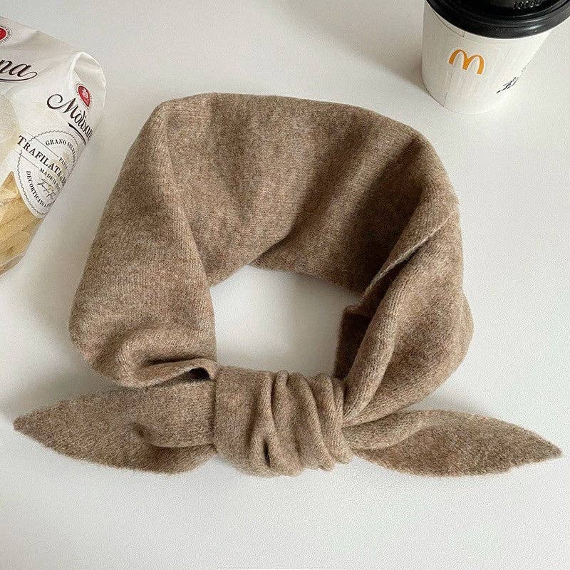 Ekartini - Wholesale Scarf - Women's - Solid Color Versatile Knitted Triangle Scarf1