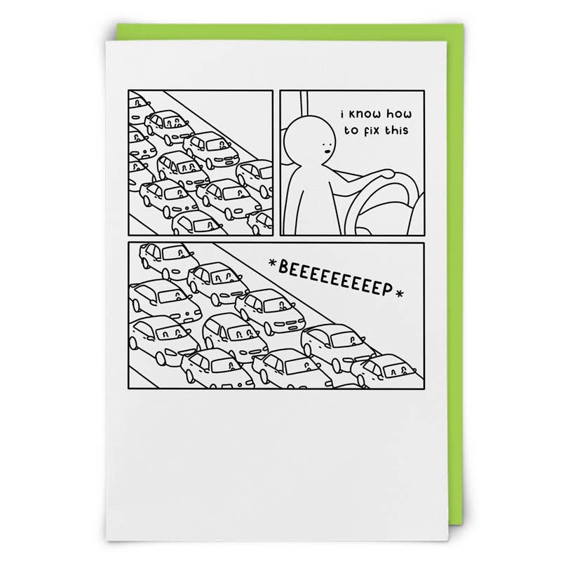 Redback Cards - ALL duties and tariffs paid - Wholesale Everyday Greeting Card - Beep Greeting Card0