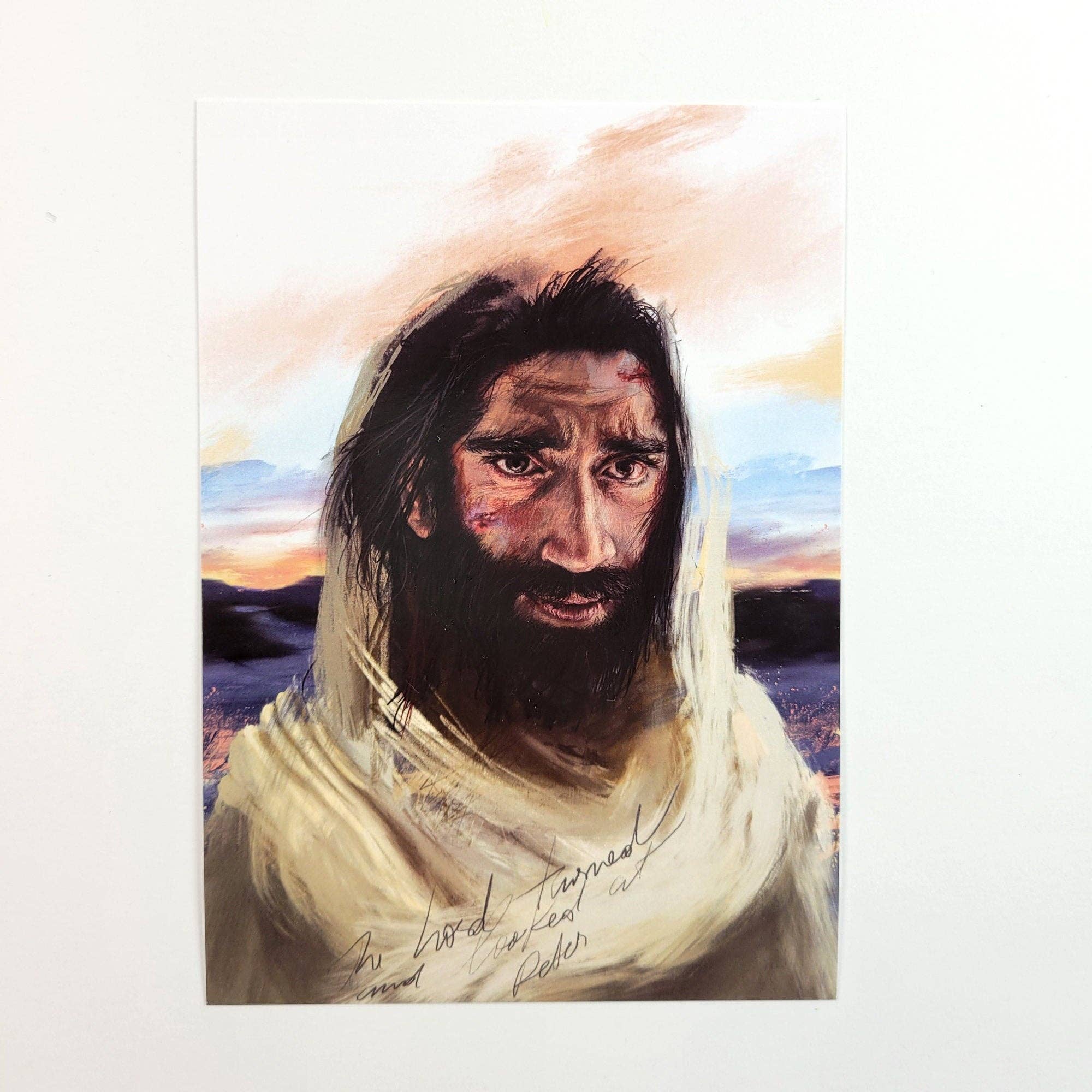 Open Journey - Wholesale Religious Card - The Lord looked at Peter - Prayer Card1