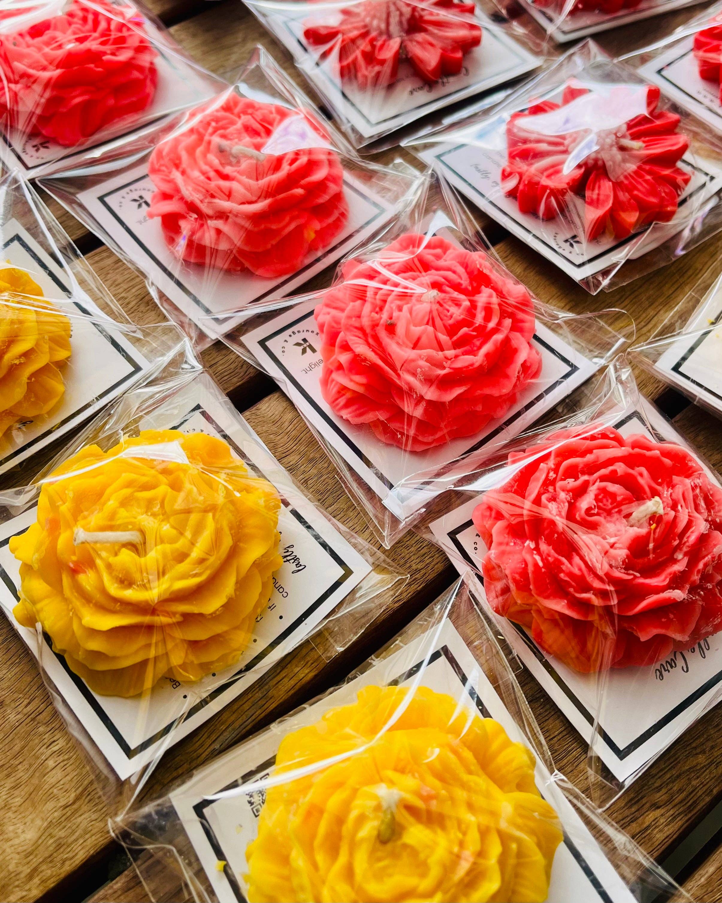 Kourage & co - Wholesale Novelty Candle - Peony Flower Candle11