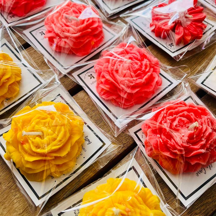 Kourage & co - Wholesale Novelty Candle - Peony Flower Candle11