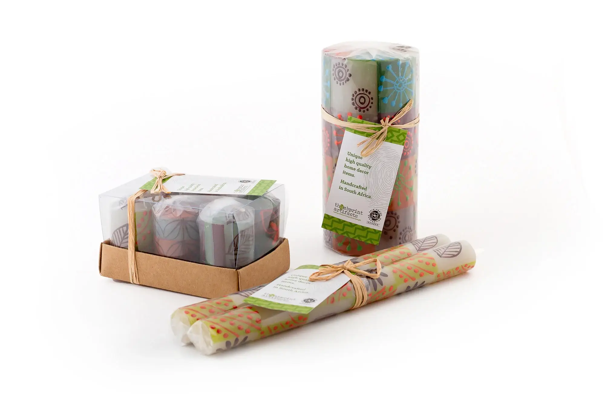 Thumbprint Artifacts - Wholesale Tapered Candle/Candlestick - Magic Garden Candle7