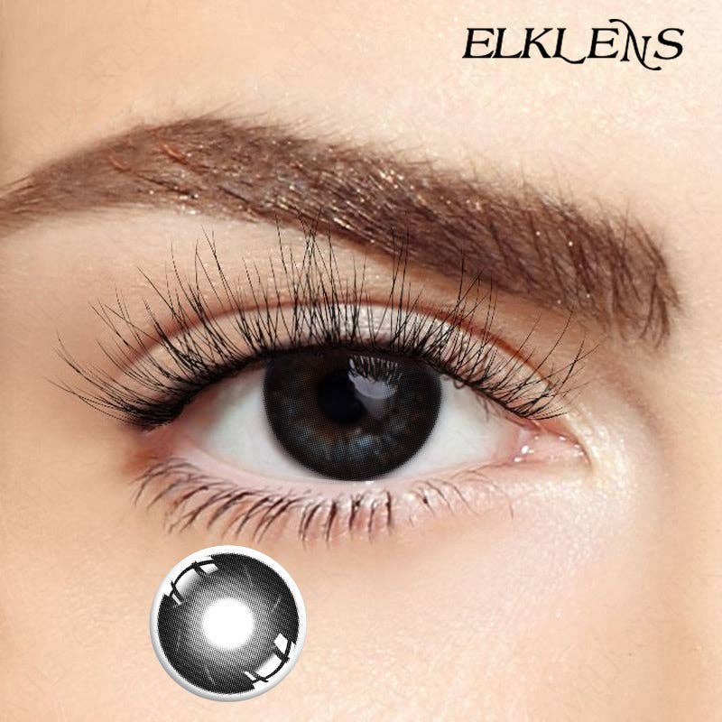 ELKLENS – wholesale Contact lenses – ELKLENS Cotton Black Prescription Colored Contact Lenses3
