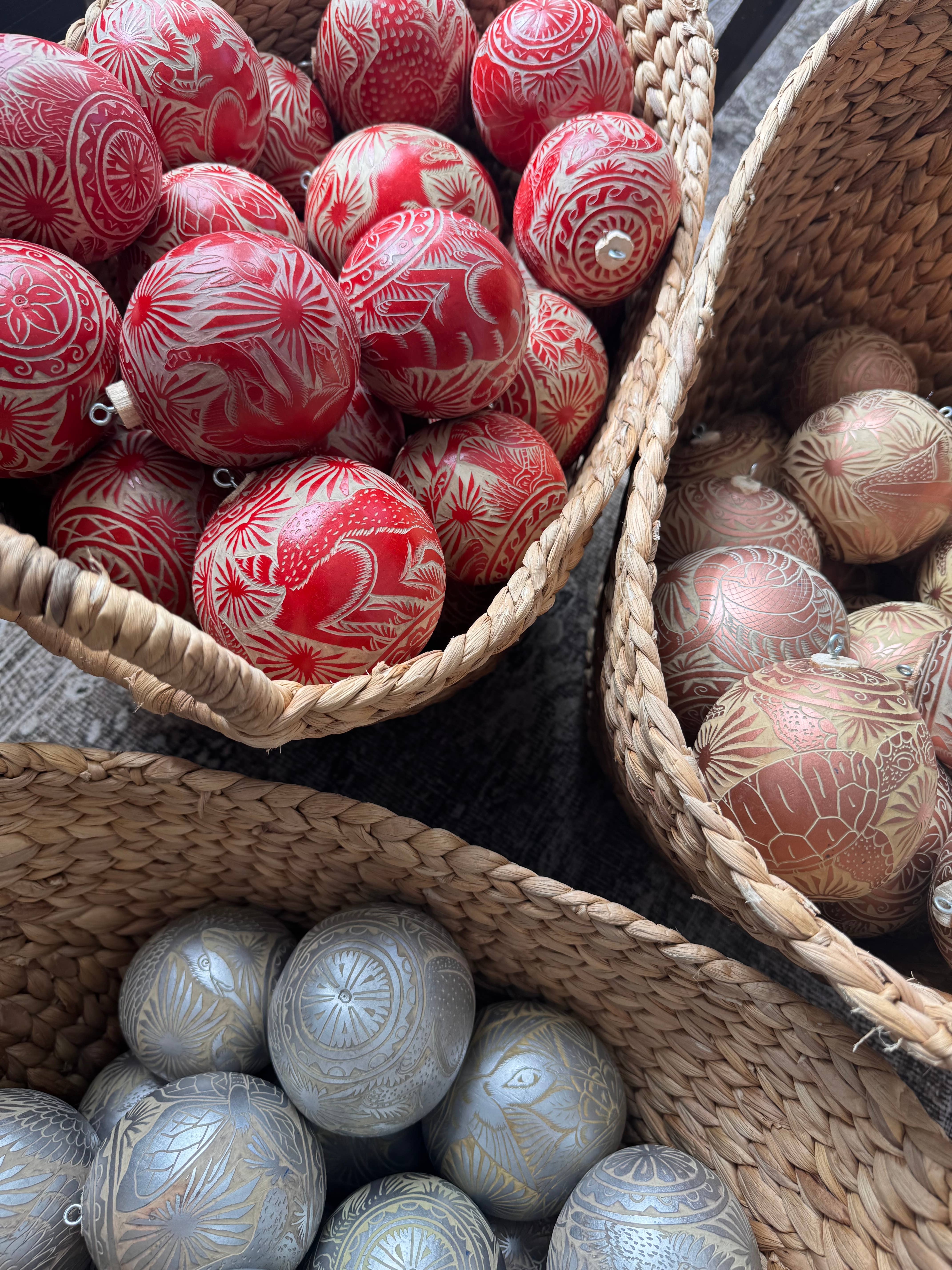 Origin Mexico - Wholesale Ornament - Handmade Christmas Ornaments, Handcrafted Tree Ornament15