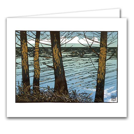 Carte de vœux vierge « Glanmor Fach » pour la vente par Silver Birch Cards