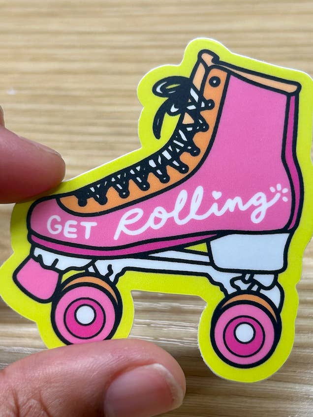 Roller Skating Sticker Skating sticker for wholesale by Christina iDesigns