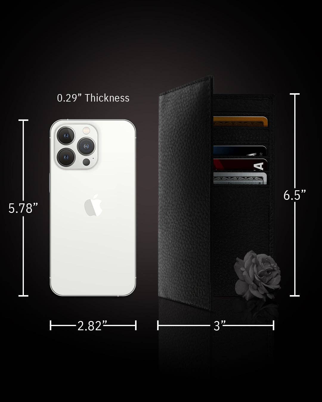 Access Denied Accessories - Wholesale Wallet - Unisex - Genuine Leather Checkbook Cover For Women &Men RFID Blocking17