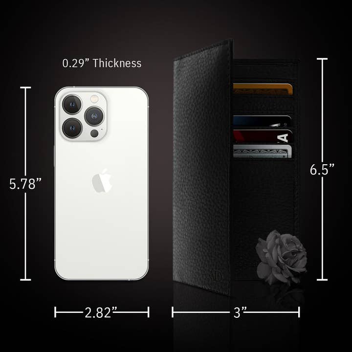 Access Denied Accessories - Wholesale Wallet - Unisex - Genuine Leather Checkbook Cover For Women &Men RFID Blocking17