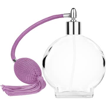 Best Bottles - Vente Flacon pulvérisateur - Bouteille en verre Clear Circle - 100 ml (plusieurs couleurs d'ampoule et de bouchon)2