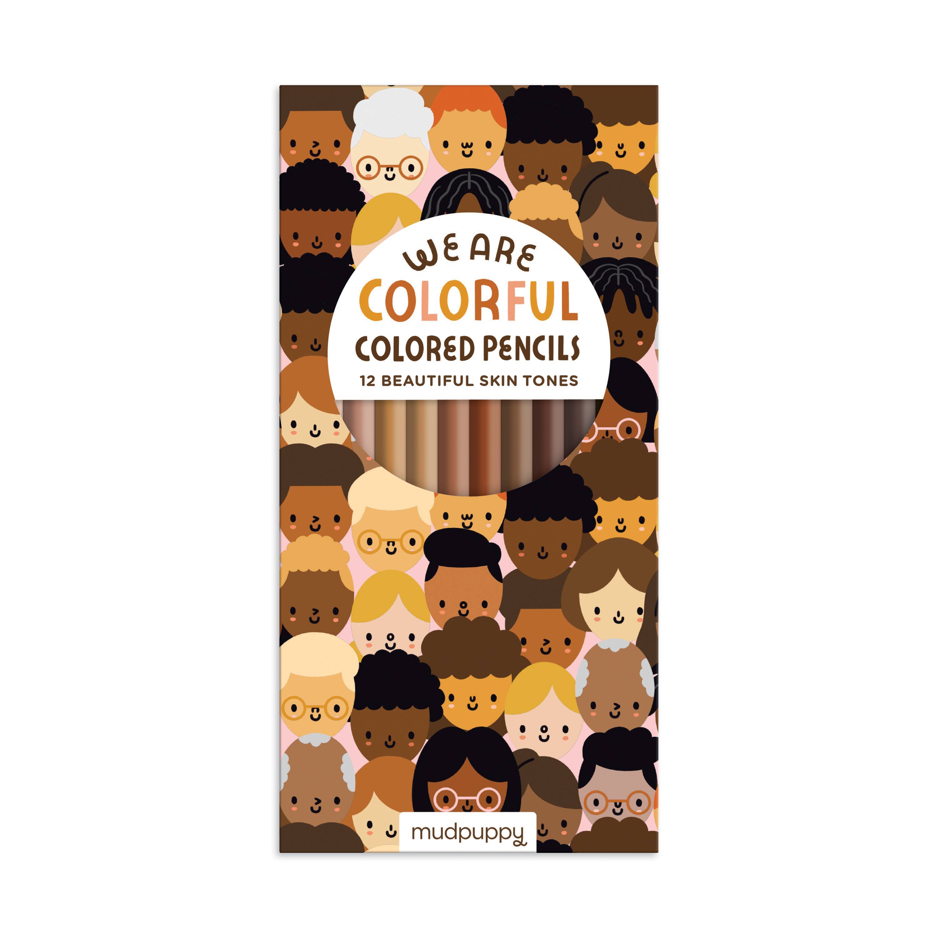 Chronicle Books - Wholesale Colored Pencil - We Are Colorful Skin Tone Colored Pencils