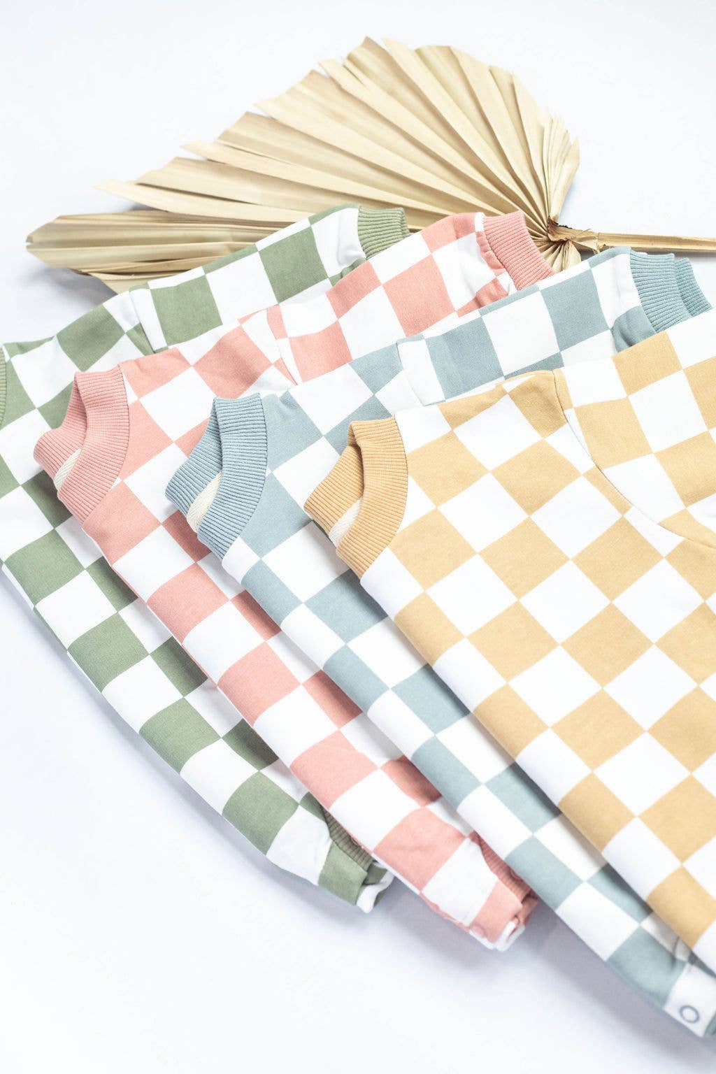 Little Organic Co – wholesale Bodysuit (non-footed) – Baby – Oversized organic checkered - Bubble Baby Romper13