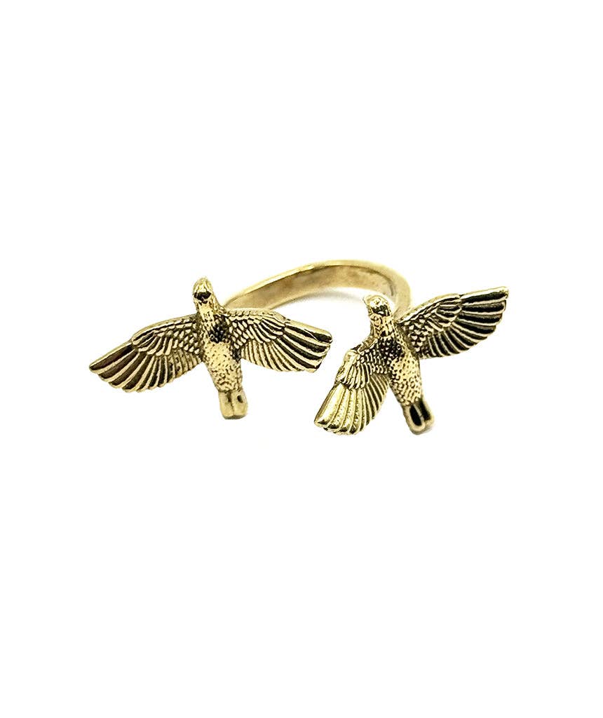 Urbiana – wholesale Multi-finger ring – Dual Bird Ring6