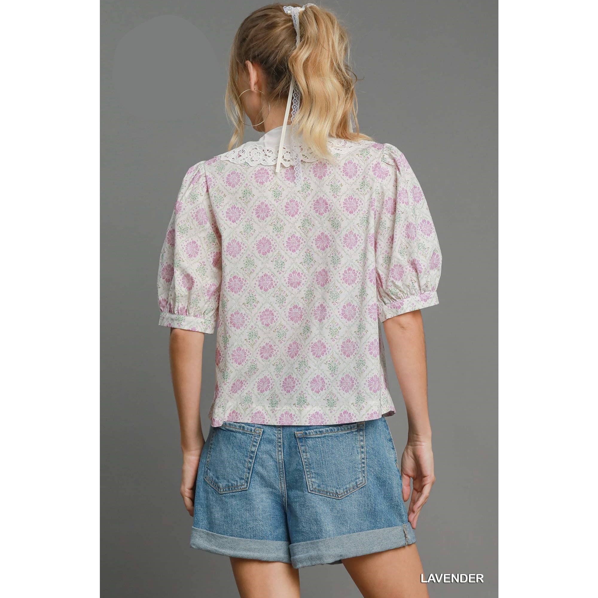 STYLE USA - Wholesale Tunic - Women's - Floral Print Top 2