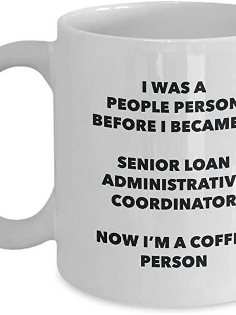 Coordinateur administratif principal des prêts, tasse à café pour la vente par CustomHappy