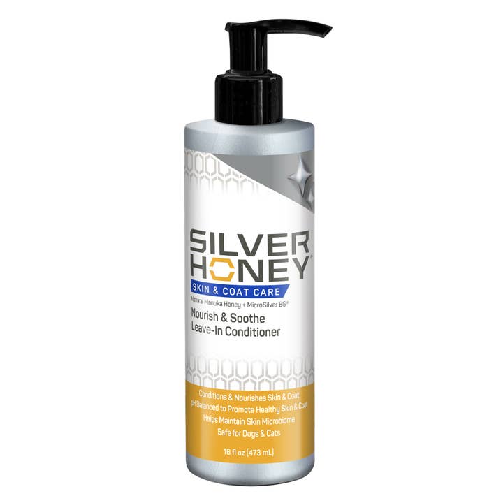 Absorbine Pet Silver Honey Skin & Coat Care Conditioner 16fl for wholesale by Pet Palette Distribution