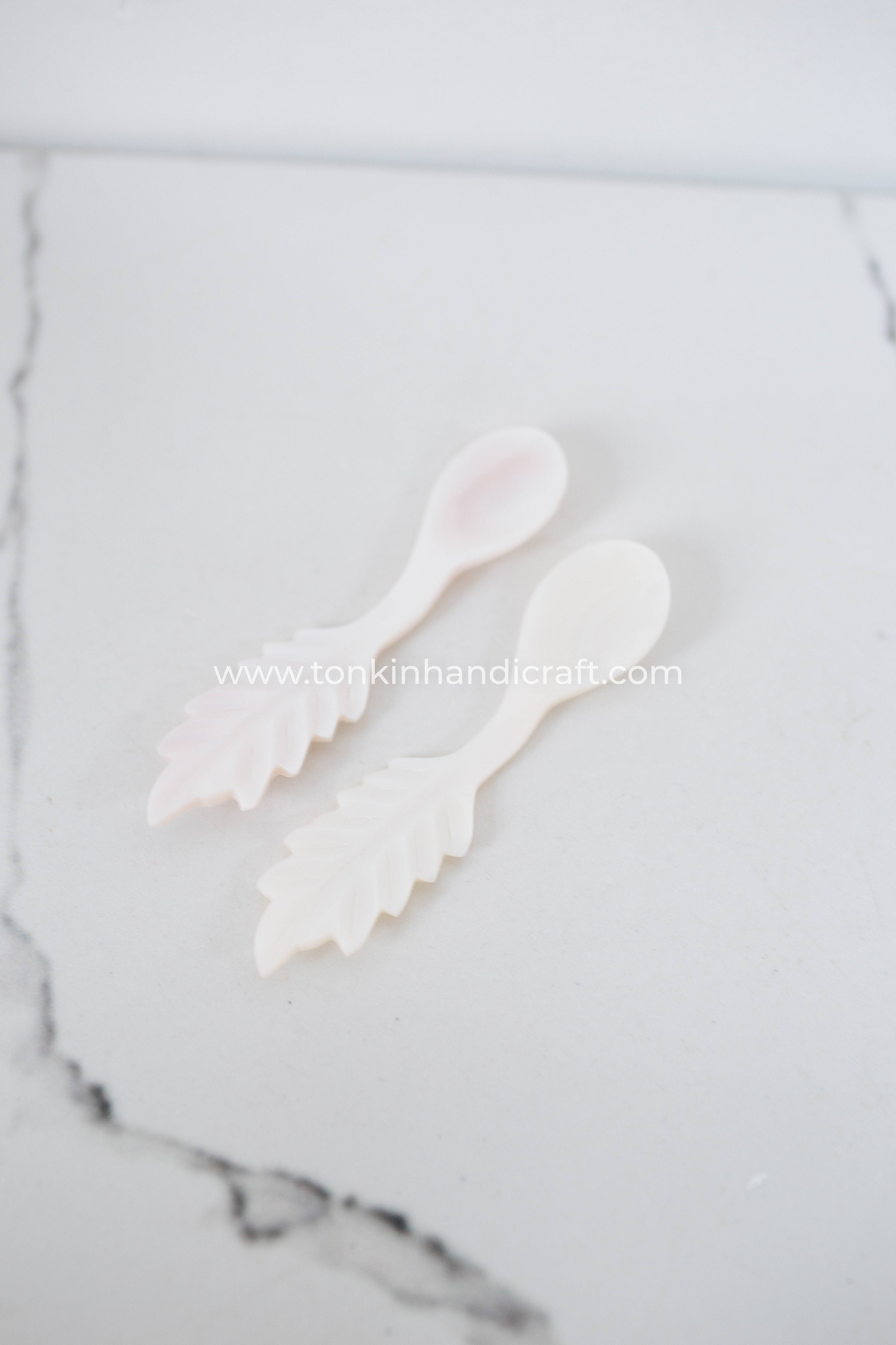 Tonkin Handicraft - Vendita all'ingrosso Cucchiai (posate) - Cucchiaio a foglia in madreperla7