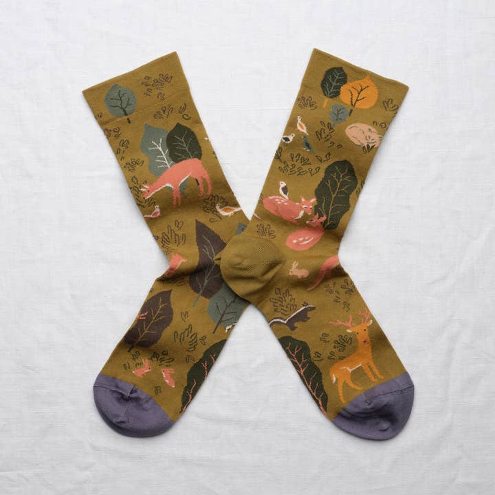 Bonne Maison - Wholesale Socks - Unisex - Absinthe Fauna Sock