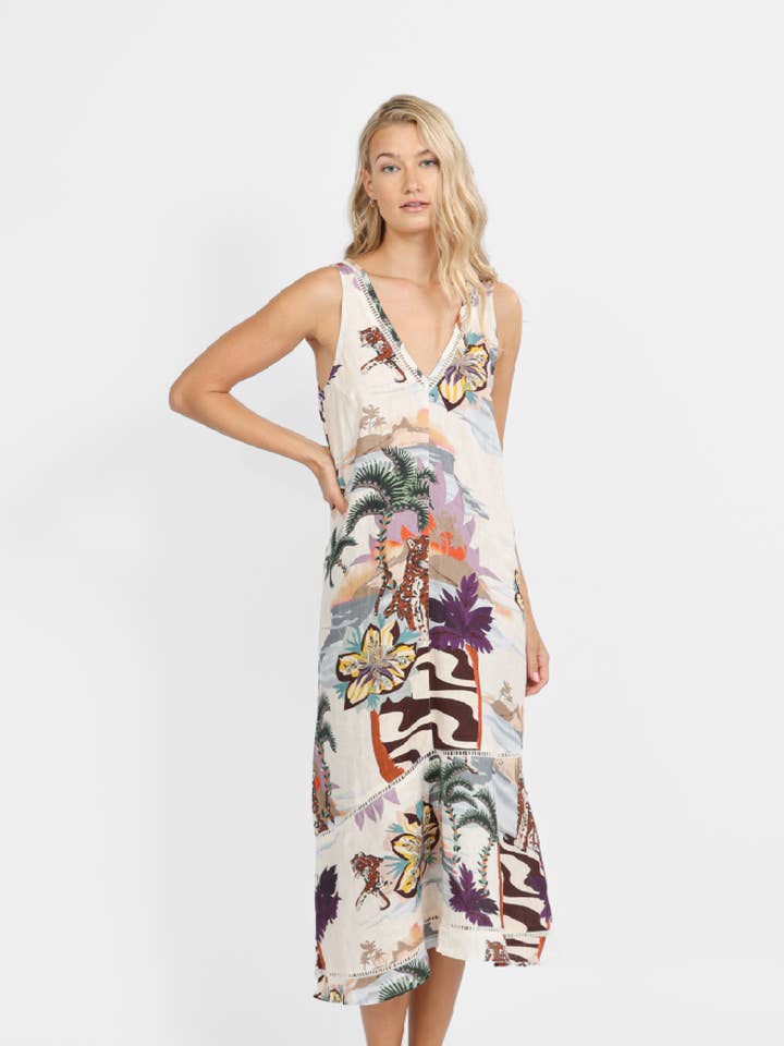 Tageskleid Ipanema Weiß für den Großhandel von Las Sureñas