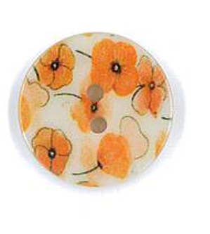 NEMARK - Vendita all'ingrosso Bottone a pressione/da cucire - BOTTONE STAMPA FLOREALE 36L (23mm) 2 FORI2