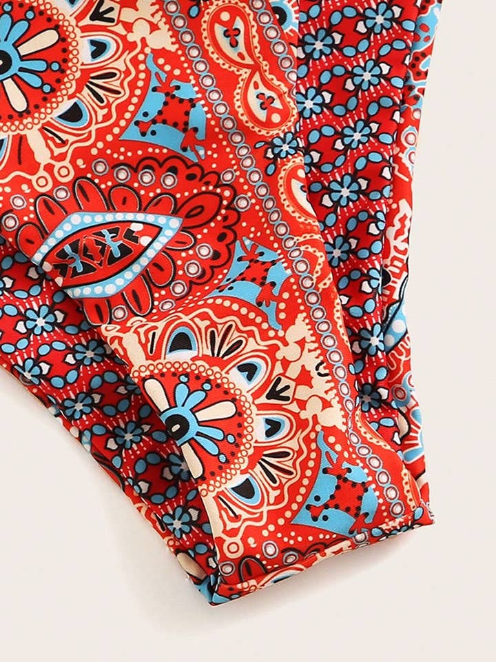 MULTICOLOR CWMW0836_PRINTED SUMMER SEXY TWO-PIECE SWIMSUIT for wholesale on Faire3