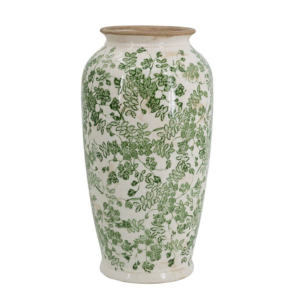 A&B Home Group Inc. - Wholesale Vase - 7.5x7.5x14.5" Verdant Whisper Ceramic Vase0