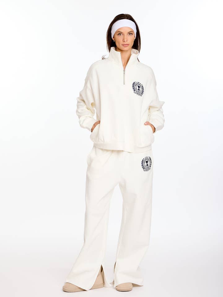 TROPHY WIFE HALF ZIP for wholesale by BRIDEMERCH