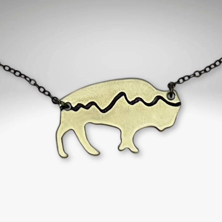 Mountains on Buffalo ketting voor wholesale door Daphne Lorna