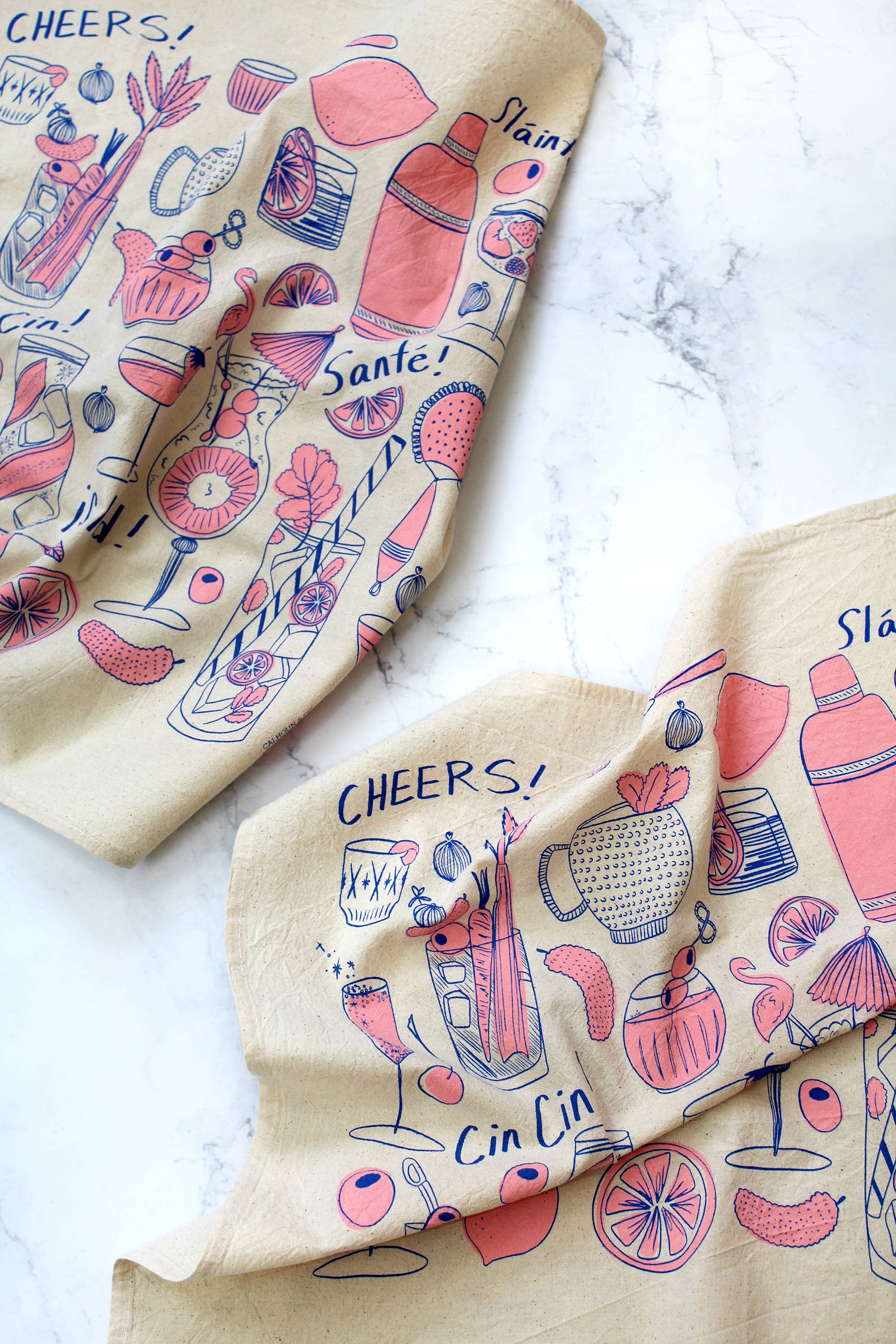 Calhoun & Co. - Wholesale Tea Towel - Cocktail Party Tea Towel8