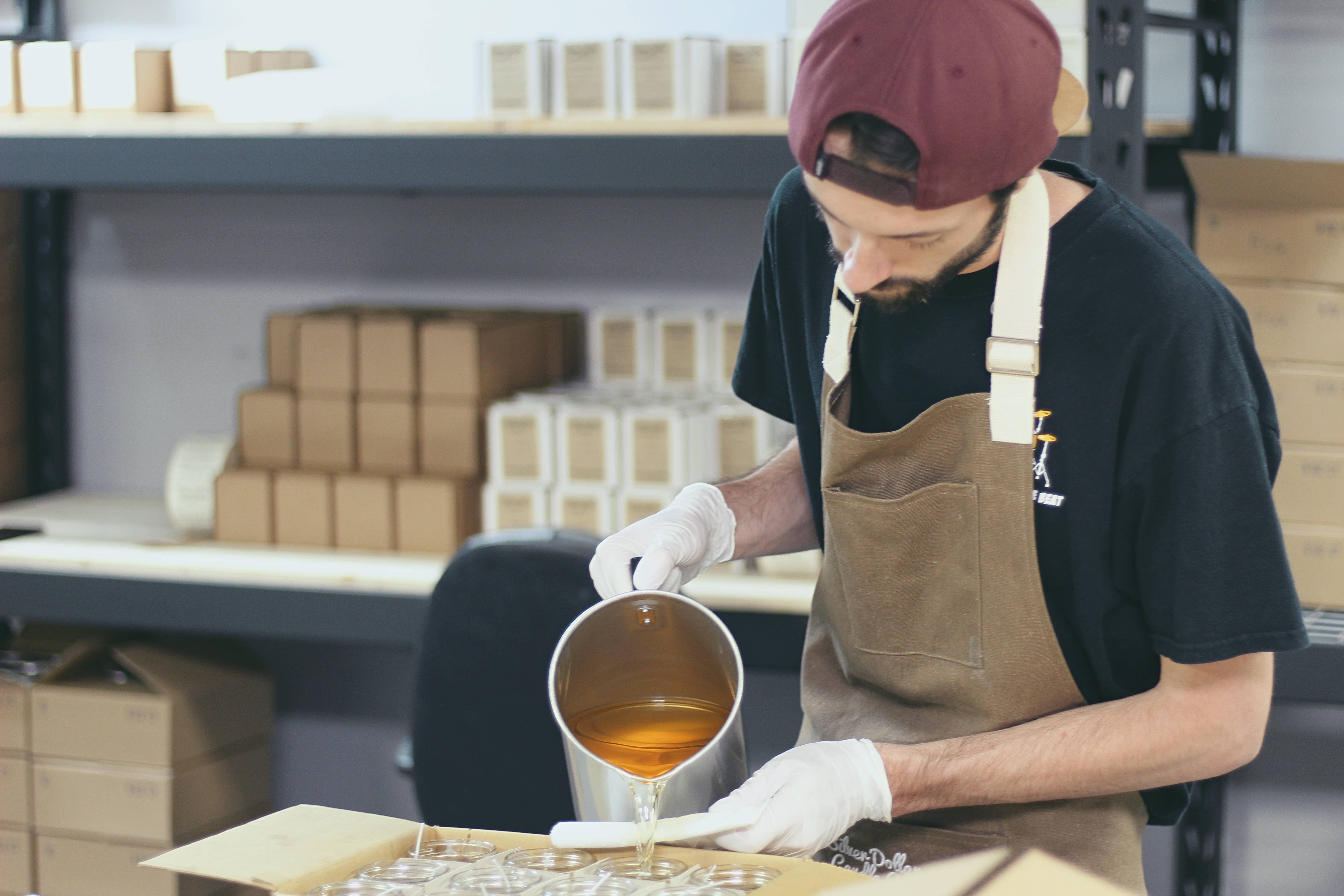 Silver Dollar Candle Co. – Vela em jarro/copo por atacado – Pronto a etiquetar - Vela de Soja em branco 9 onças - Velas sem rótulo5