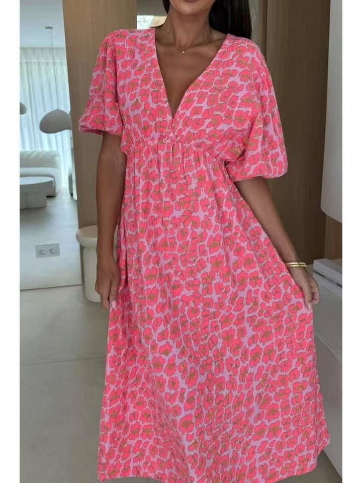 ESTEE BROWN - Wholesale Dress - Women's - Long cotton gauze dress - 77361