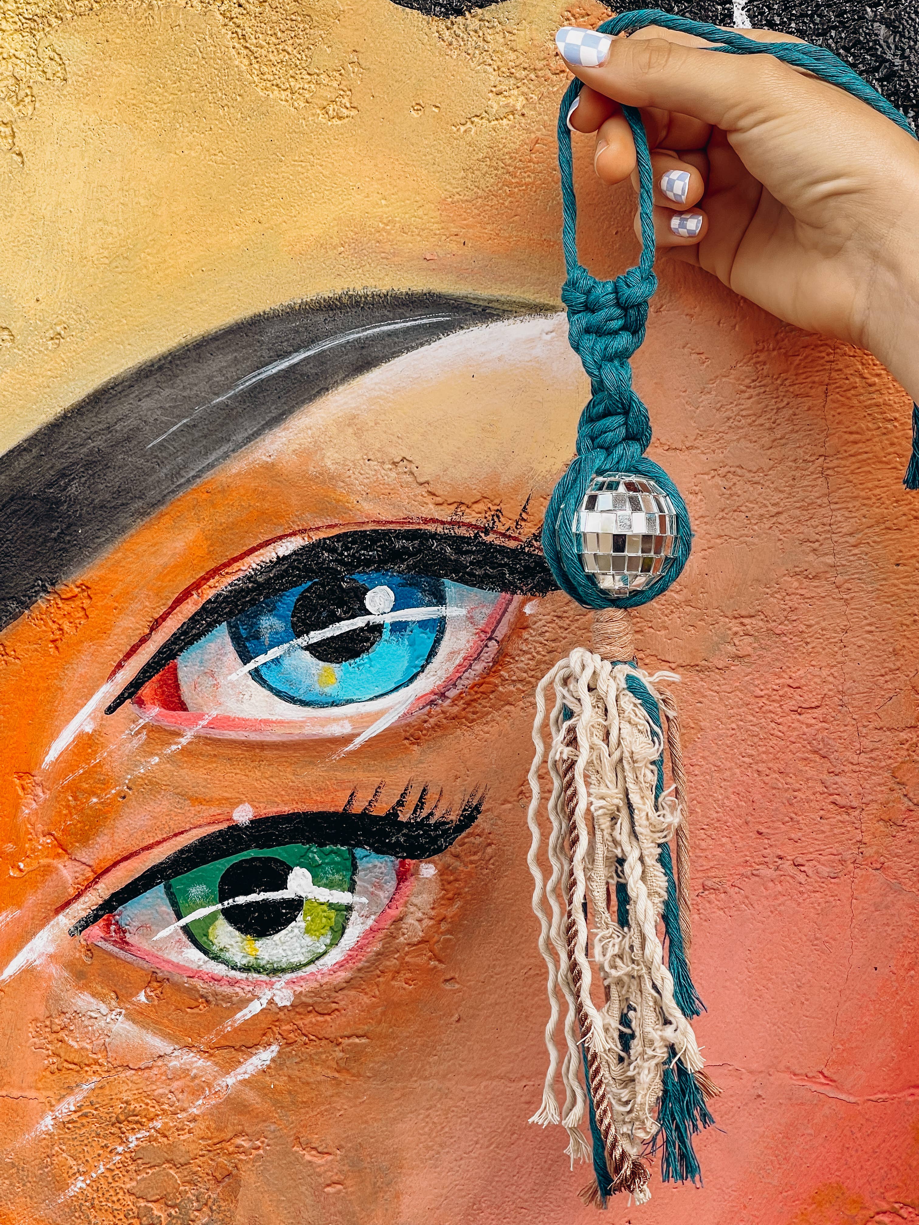 Offhand Fibers - Wholesale Car Decorative Charm - Unisex - Disco Ball Car Charm - Retro Gifts0