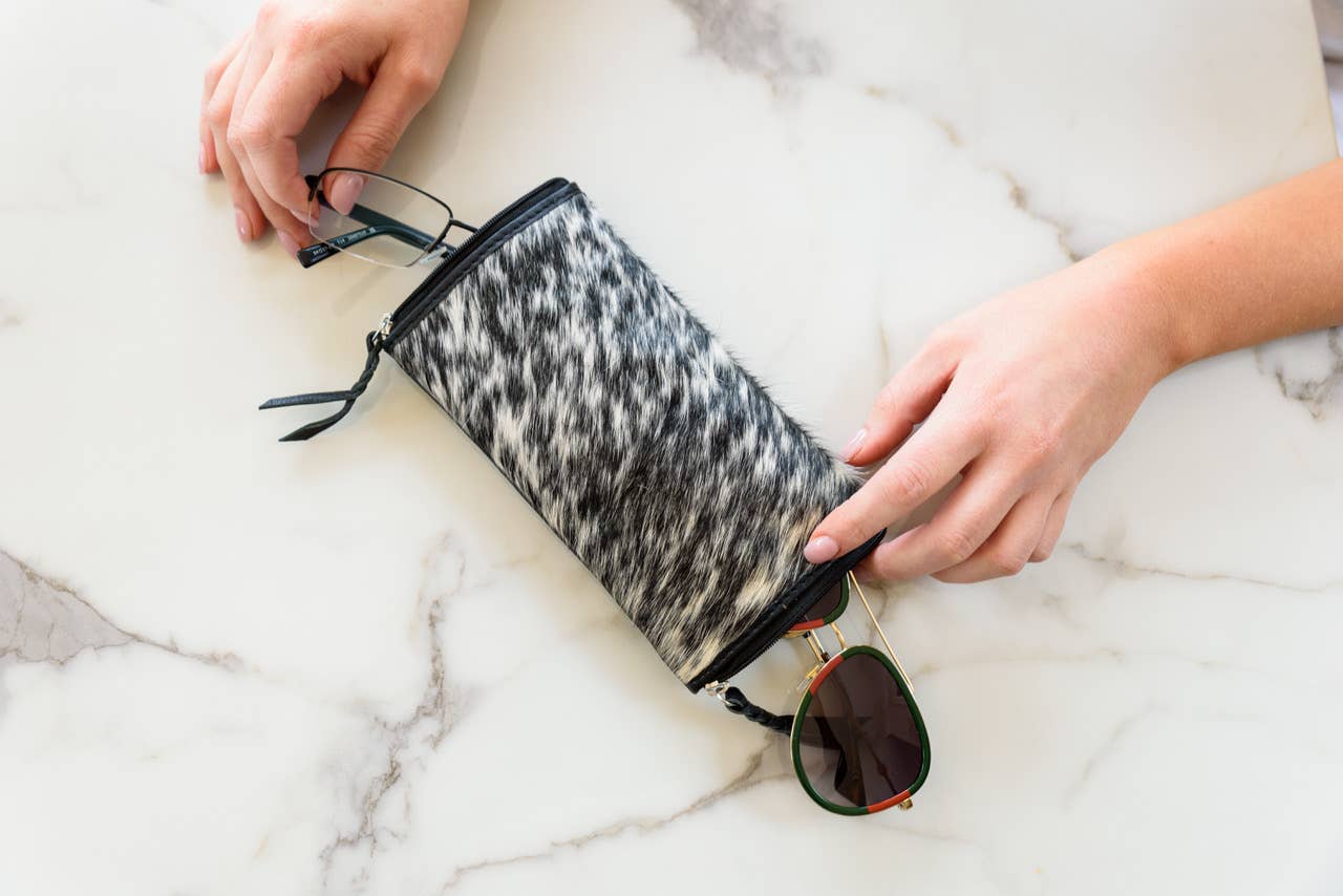 The Design Edge - Wholesale Eyewear cases & holders – Women's - Cowhide Double Spectacle Case - Spec05