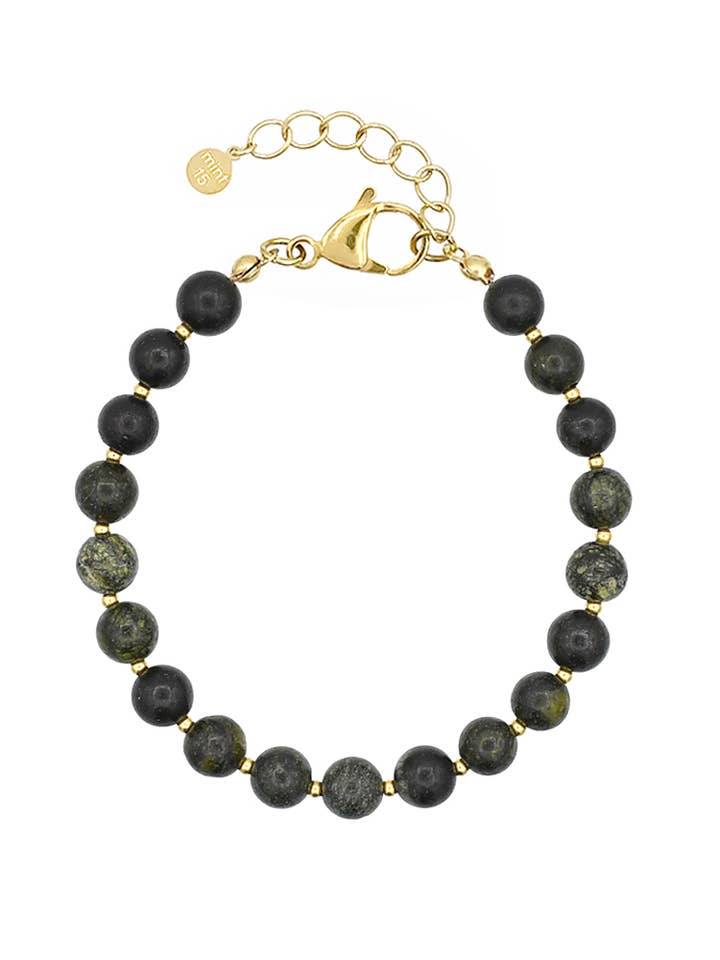 The Essence Bracelet - Dark Forest Green for wholesale by Mint15