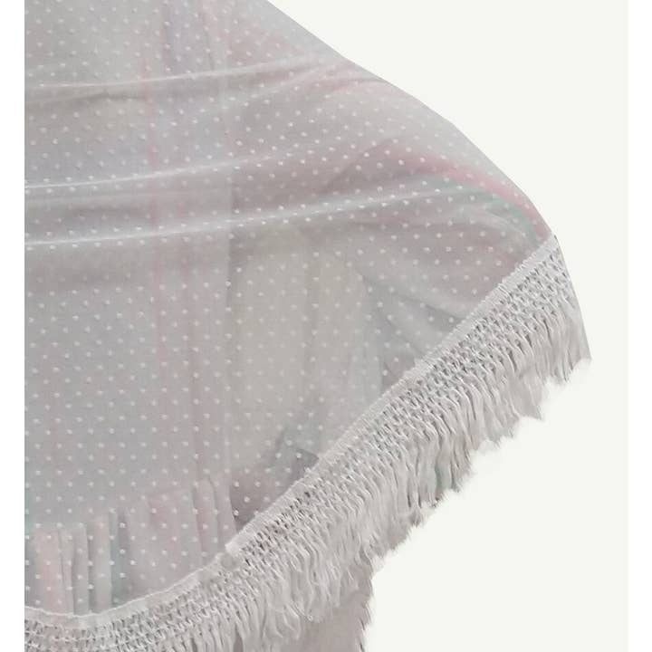 Susana Escribano - Wholesale Wrap - Women's - Flamenco shawl with plumeti fabric for women21
