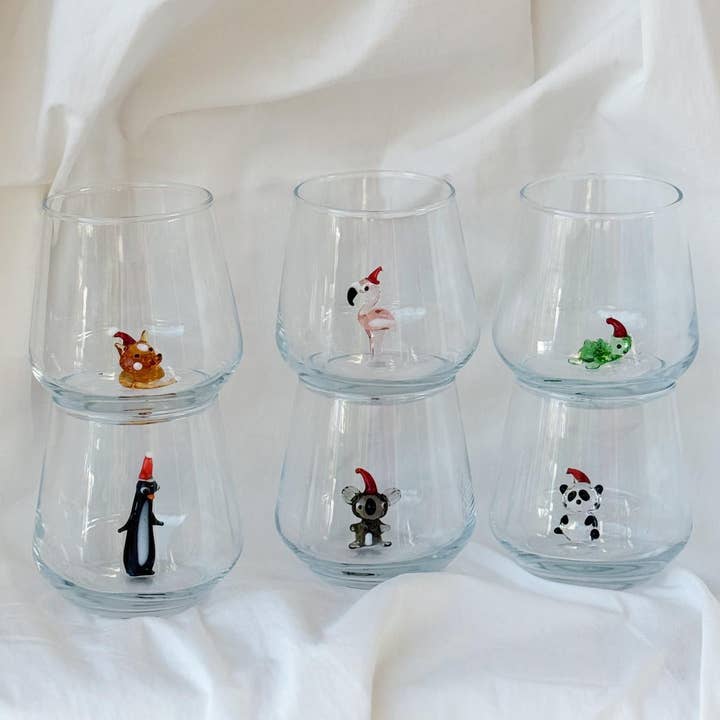 Nouvel ensemble de 6 animaux de Noël pour la vente par Minizoo