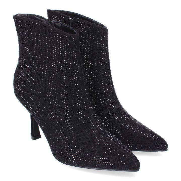 Comfortabele en Elegante Dameslaarzen met Hak en Glitters voor wholesale door Brideluxe Mayorista