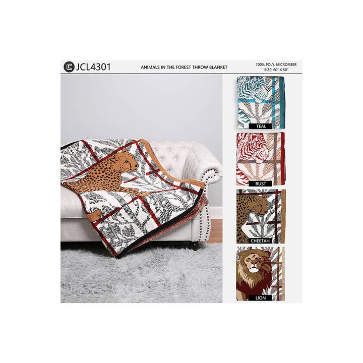 Hana - Wholesale Throw blanket - Animal Print Throw Blanket1