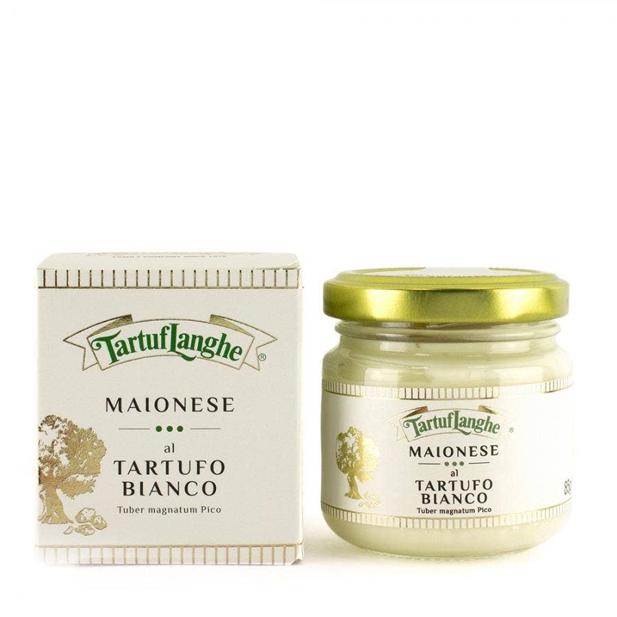 TartufLanghe - Vente Sauces - Tartinade de Mayo à la Truffe Blanche – Pot de 85 g0