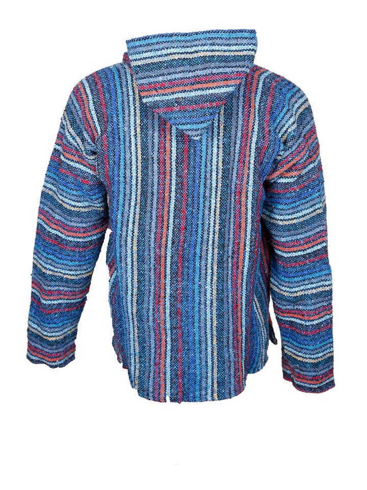 Sunshine Joy - Wholesale Hoodie - Unisex - Baja Joy High-Quality Pull-Over Hoodie Pinata Stripe5