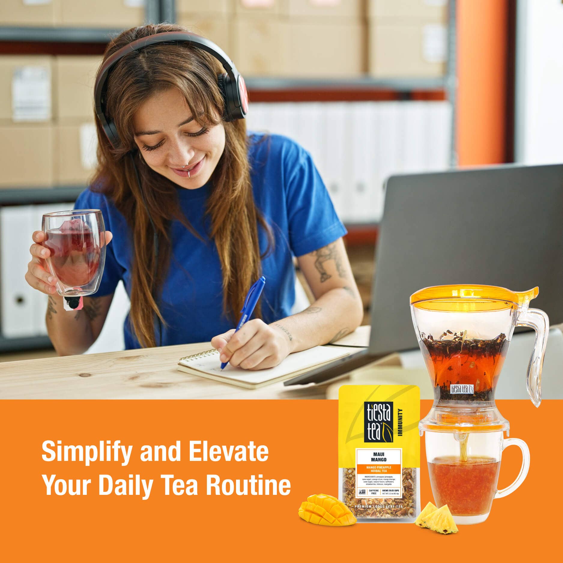 Tiesta Tea Company (loose leaf teas & accessories) - Wholesale Tea Strainer/Infuser - Brewmaster - Loose Leaf Tea Infuser (6 Pack)2