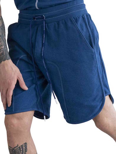 Blue Essential Runner Short for wholesale by Maxime Hernandez