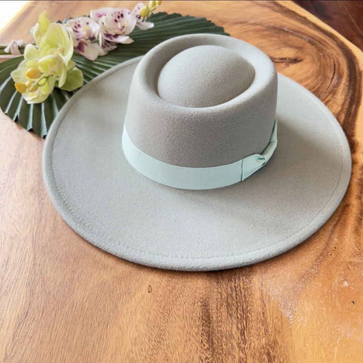 Queens INC - Vente Canotier – femme - Chapeau canotier à large bord - Ruban gros-grain assorti17