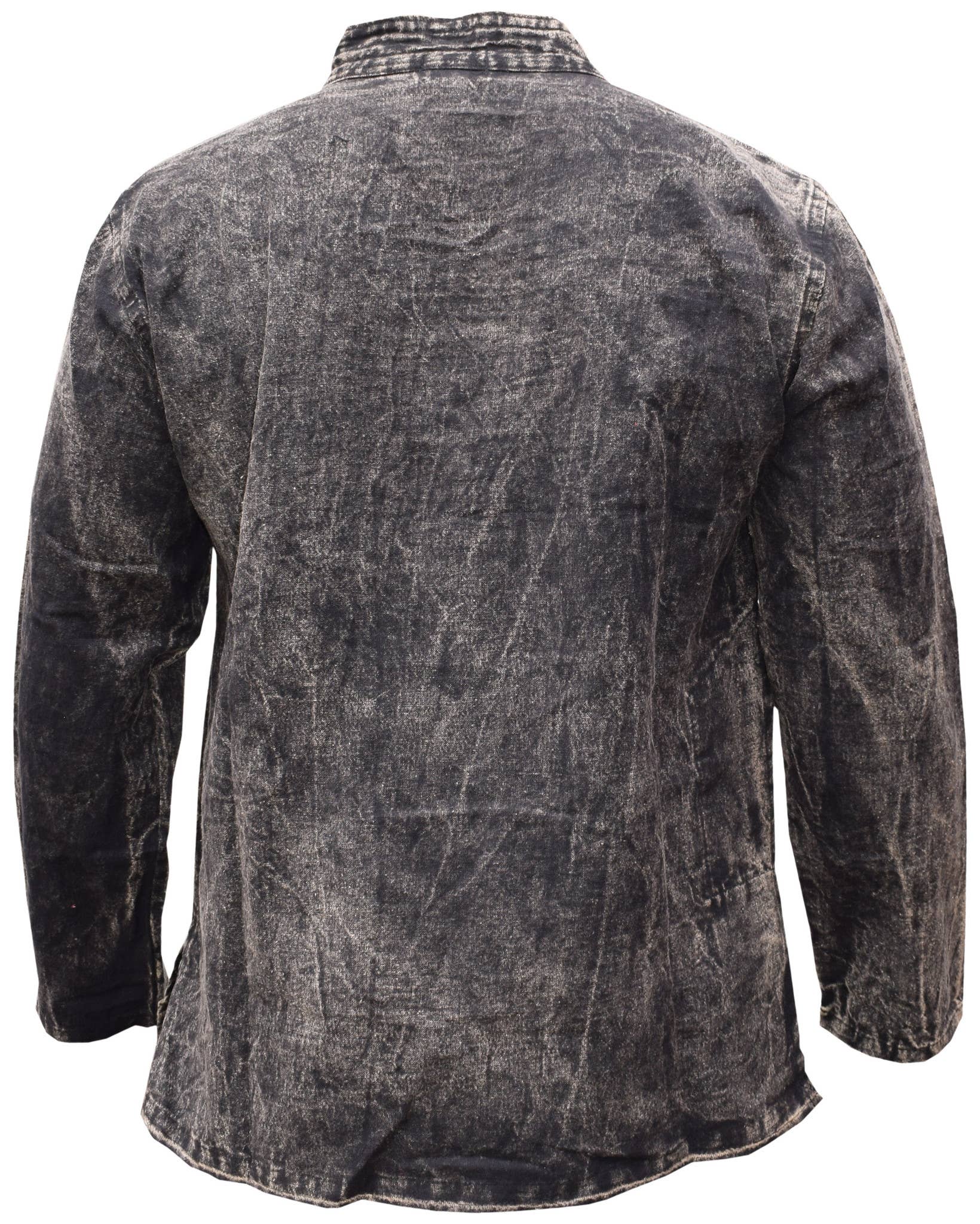 Gheri - Wholesale T-Shirt - Men's - Lace Up Hemp Cotton Viking Tunic Grandad Shirt3