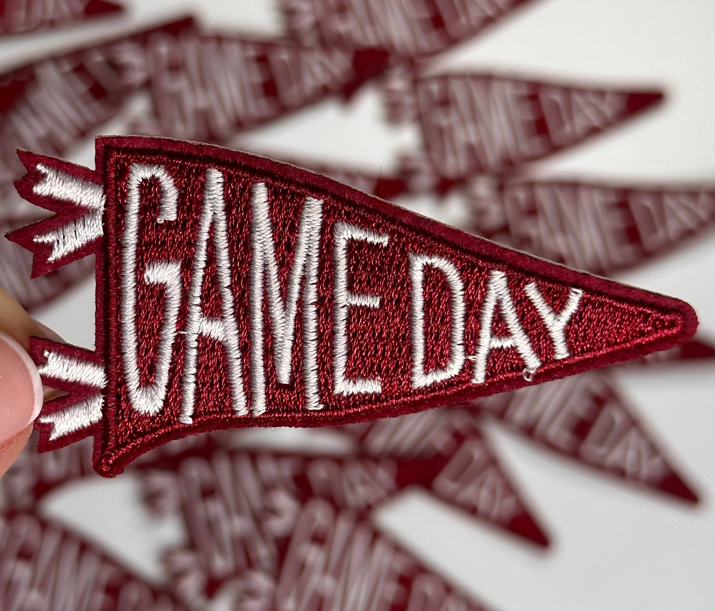 Aloe and Milk Boutique - Wholesale Patch - Game day flag, sports patch, game day patch, football7