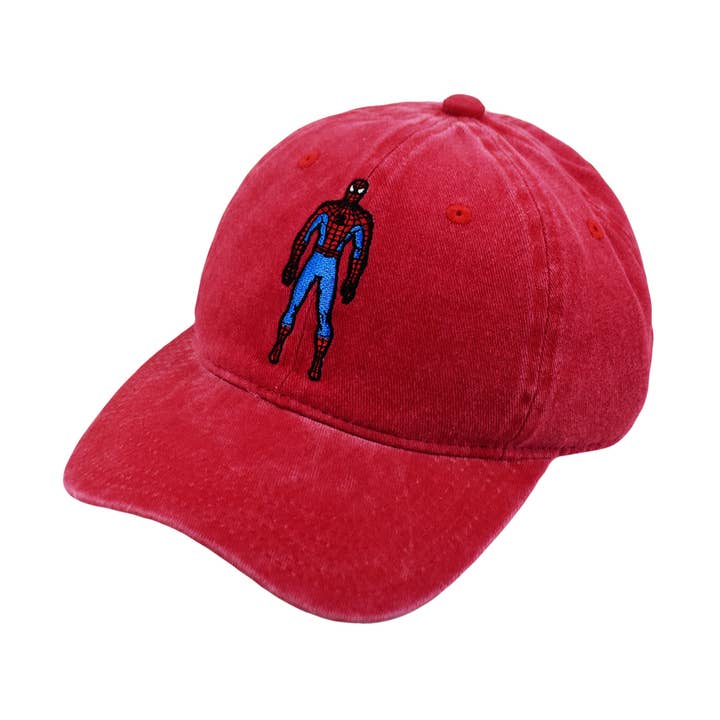 Marvel Spider-Man Cotton Adjustable Dad Hat, Baseball Cap with Curved Brim for wholesale by Concept One