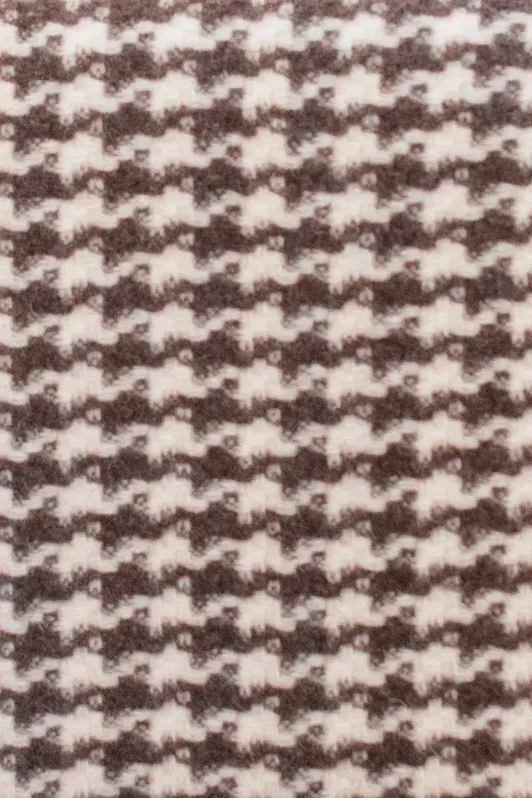 Chicoração - Wholesale Throw Blanket - Blanket Pied De Poule - Brown2