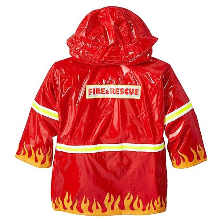 Kidorable - Wholesale Raincoat - Kids - Kidorable Fireman Raincoat with Kidorable Carved Hangers
