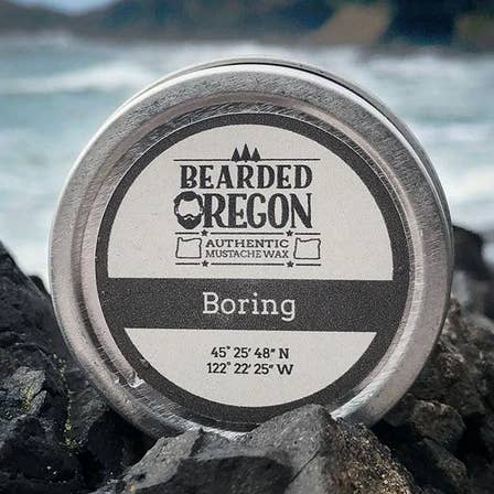 1 oz de cire à moustache - Alésage pour la vente par Bearded Oregon