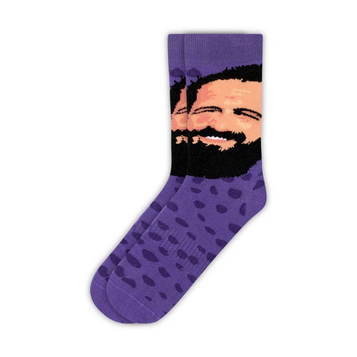 Purple Exclusive - Joe Marler Show Sock! for wholesale on Faire0